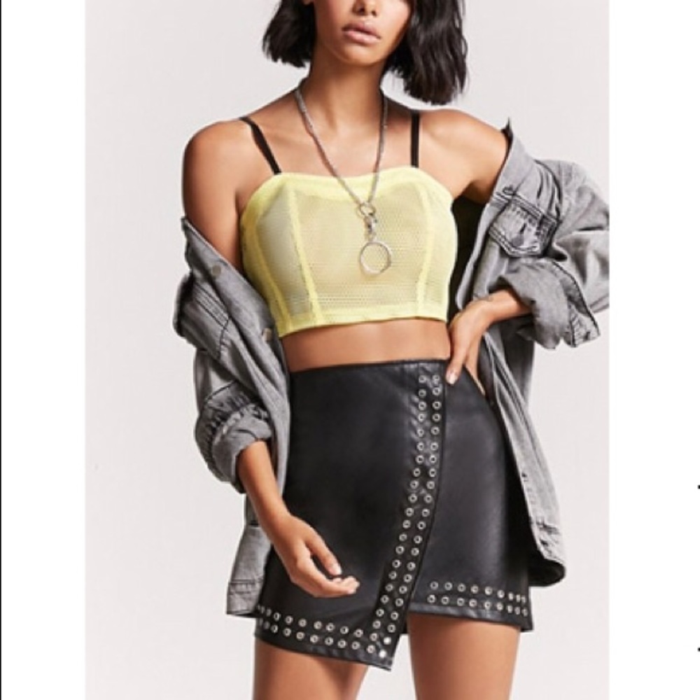 COPY - Faux leather mini skirt